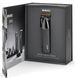 BaByliss Машинка для стрижки Super-X Metal Series, акум., насадок-12, быстрая заряд, сумка для хранения, сталь с графитовим покрытием, чорно-серебр. 8 - магазин Coolbaba Toys