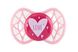 Пустышка Nuvita 7065 Air55 Cool симметрическая 0m+ "LOVE" розово-персиковая 1 - магазин Coolbaba Toys