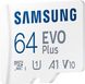 Samsung Карта пам'яті microSDHC 64GB C10 UHS-I R100MB/s Evo Plus + SD 3 - магазин Coolbaba Toys