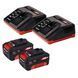 Einhell Газонокосилка GE-CM 43 Li M Kit, PXC, аккум., 2x18В 4.0Ah, 43см, 63л, 16.5кг 7 - магазин Coolbaba Toys