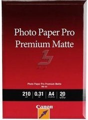 Canon A4 Photo Paper Premium Matte, 20л 8657B005 фото
