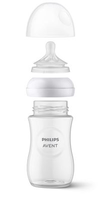Бутылочка Philips Avent для кормления Natural Природный Поток, 260 мл.1 шт. Жираф SCY903/66 фото