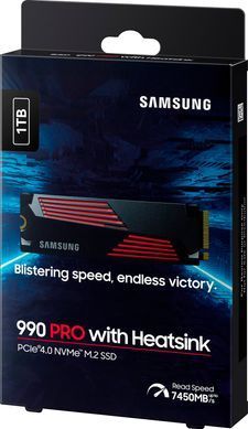 Samsung Накопитель SSD M.2 1TB PCIe 4.0 990PRO + радиатор MZ-V9P1T0CW фото