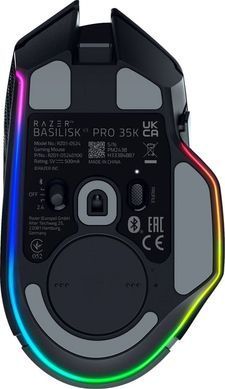 Razer Миша Basilisk V3 Pro 35K, RGB, USB-A/WL/BT, чорний RZ01-05240100-R3G1 фото