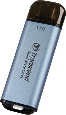 Transcend Портативний SSD 1TB USB 3.1 Gen 2 Type-C ESD300 Blue TS1TESD300C фото