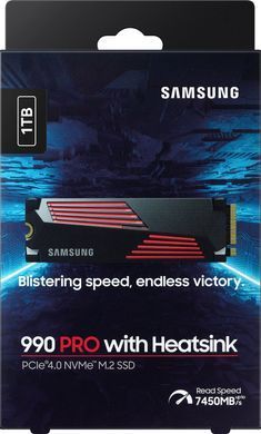 Samsung Накопитель SSD M.2 1TB PCIe 4.0 990PRO + радиатор MZ-V9P1T0CW фото