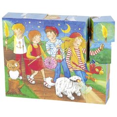 Кубики дерев'яні goki Peggy Diggledey 57738G - купити в інтернет-магазині Coolbaba Toys