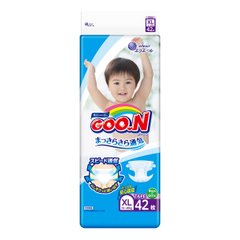 Підгузки GOO.N для дітей 12-20 кг (розмір Big (XL), на липучках, унісекс, 42 шт) - купити в інтернет-магазині Coolbaba Toys