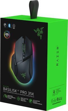 Razer Миша Basilisk V3 Pro 35K, RGB, USB-A/WL/BT, чорний RZ01-05240100-R3G1 фото
