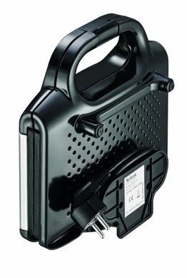 Tefal Сендвічмейкер Ultracompact 700Вт, 1 пластина-гриль, корпус-пластик, чорно-сріблястий SM157236 фото