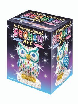 Sequin Art Набор для творчества 3D New Owl SA1409 фото