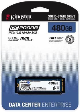 Kingston Накопитель SSD M.2 480GB PCIe 4.0 DC2000B SEDC2000BM8/480G фото