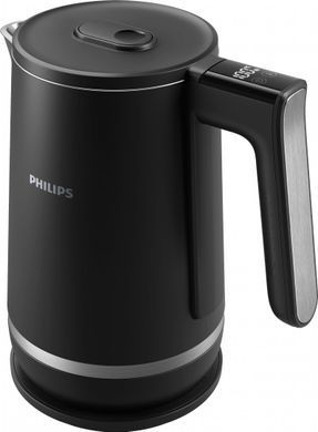 Philips Электрочайник Series 7000, Strix, с двойными стенками, 6 темп.реж, черный HD9396/90 фото