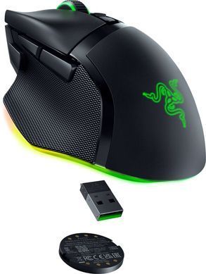 Razer Миша Basilisk V3 Pro 35K, RGB, USB-A/WL/BT, чорний RZ01-05240100-R3G1 фото
