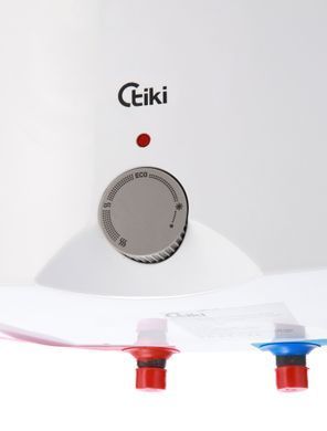 Tiki Водонагрівач електр. компакт GT, 15л, 2кВт, монтаж над мийкою, мех. кер-ння, A, білий, 700188