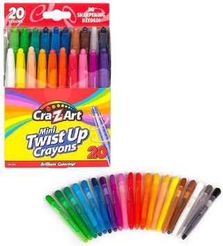 Cra-Z-Art Цветные карандаши Mini Twist Up, 20шт 10253CRA фото
