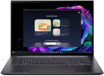 Acer Ноутбук Acer Swift X 14 SFX14-61G 14.5" 2.8K OLED, AMD R7-350, 32GB, F1TB, NVD5050-8, Win11, сірий NX.JA7EU.004 фото