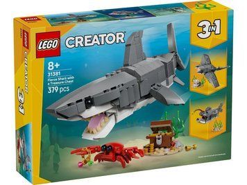 LEGO Конструктор LEGO Creator Люта акула зі скринею скарбів 31381 фото