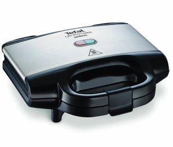 Tefal Сендвичмейкер Ultracompact 700Вт, 1 пластина-гриль, корпус-пластик, черно-серебристый SM157236 фото
