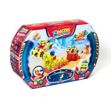 Игровой набор T-RACERS &ndash; ПРЫЖОК ОРЛА (машинка-конструктор, гонщик, аксесс.) PTRSD014IN01 фото