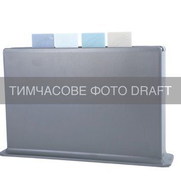 ARDESTO Набір дошок кухонних на підставці ARDESTO Gemini, 4шт, 33.6x8x21см, пластик AR1404GR фото
