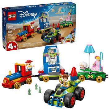 LEGO Конструктор LEGO Disney Pixar Святкування з Історії Іграшок: потяг і авто для перегонів 43264 фото