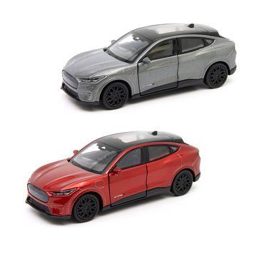 Автомодель - FORD MUSTANG MACH-E GT 2023 (красный, серебристо-серый) 250387W фото