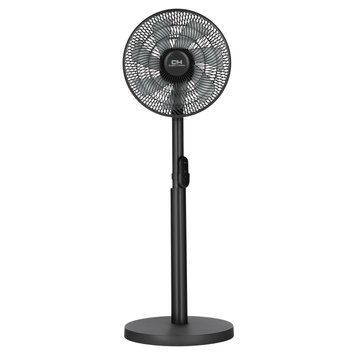 Cooper&Hunter Вентилятор CH-RFF1270RT напольный, 32 см, 18 Вт, пульт ДУ, высота 80-100 см, Bluetooth управление, серый