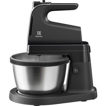 Electrolux Міксер стаціонарний 500Вт, насадки-4, чаша-метал, 3.5л, сірий темний ESM4B фото
