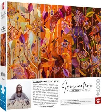 GoodLoot Puzzle GoodLoot Imagination: Karolina Matyjaszkowicz In the Avian Thicket Triptych 1000 5908305250890 фото