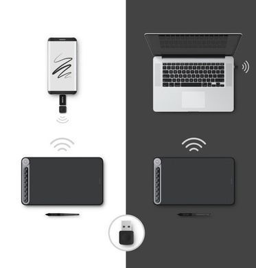 Huion Графический планшет 10.5"x6.5" Q620M, USB-C, черный Q620M фото