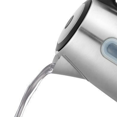 Russell Hobbs Электрочайник Heaton, 1.7л, нержавеющая сталь, серебристо-черный 27380-70 фото