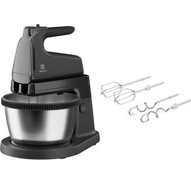 Electrolux Миксер стационарный 450Вт, насадки-4, чаша-металл, 3.5л, серый темный ESM4B фото