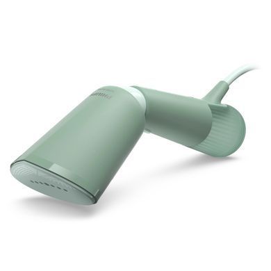 Philips Отпариватель компактный Series 5000, 1400Вт, 120мл, паровой удар -24гр, складная ручка, пластик, серо-зеленый STH5010/70 фото