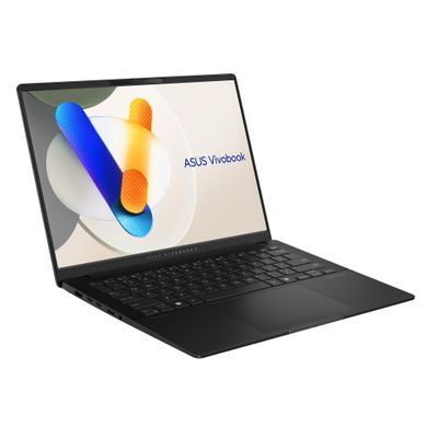 ASUS Ноутбук Vivobook S 14 S5406SA-QD100 14" WUXGA OLED, Intel Ultra 7 256V, 16GB, F1TB, UMA, NoOS, Чорний 90NB15R3-M00DT0 фото