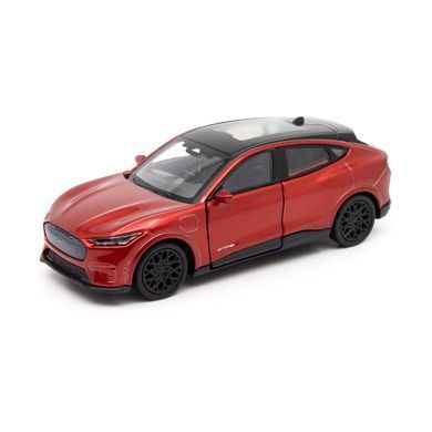 Автомодель - FORD MUSTANG MACH-E GT 2023 (красный, серебристо-серый) 250387W фото