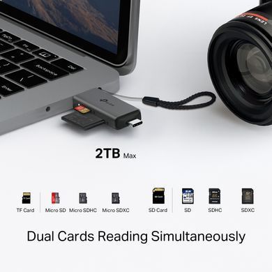 TP-Link USB-Концентратор UA430D 1xSD, 1x-microSD, USB TypeC&A UA430D фото