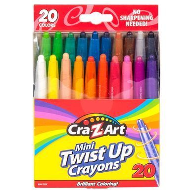 Cra-Z-Art Кольорові олівці Mini Twist Up, 20шт 10253CRA фото