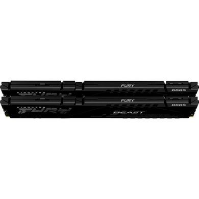 Kingston Пам'ять ПК DDR5 128GB KIT (64GBx2) 5600 FURY Beast KF556C40BBK2-128 фото