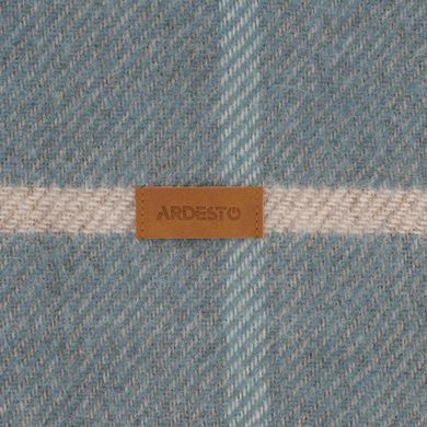 ARDESTO Плед Ardesto Leonardo Alpina, 140x200см, 100% вовна, блакитний