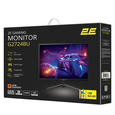 2E Gaming Монитор 27" G2724BU HDMI, DP, Type-C, IPS, 165Hz, 1ms, FreeSync 2E-G2724BU-01.UA фото