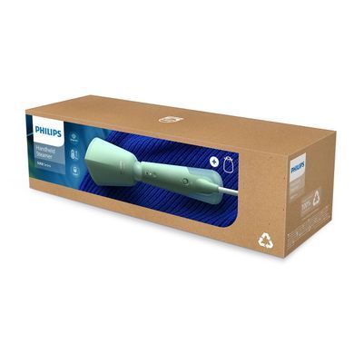 Philips Отпариватель компактный Series 5000, 1400Вт, 120мл, паровой удар -24гр, складная ручка, пластик, серо-зеленый STH5010/70 фото