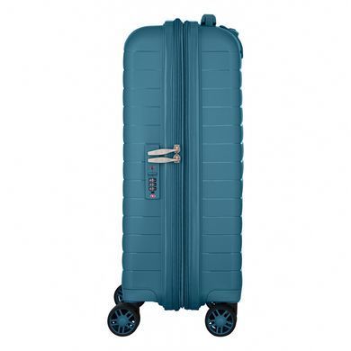 2E Suitcase Small, Aero, polypropylen, 35/44 L, TSA, 4 wheels, EXP, teal blue 2E-SPP-AERO-S-TB фото