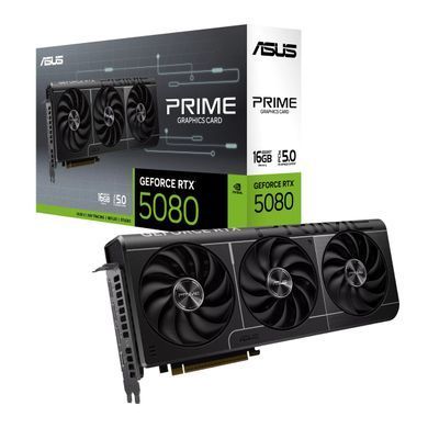 ASUS Відеокарта GeForce RTX 5080 16GB GDDR7 PRIME-RTX5080-16G 90YV0LX1-M0NA00 фото