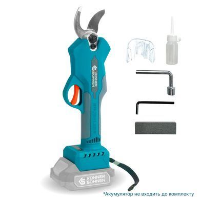 K&ouml;nner & S&ouml;hnen Секатор акумуляторний Konner&Sohnen KS CPS20V-32 20В d 15/25/35мм 0.82кг без АКБ та ЗП KSCPS20V-32 фото