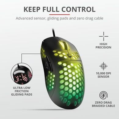 Trust GXT 960 Graphin Ultra-lightweight RGB Black 23758_TRUST фото