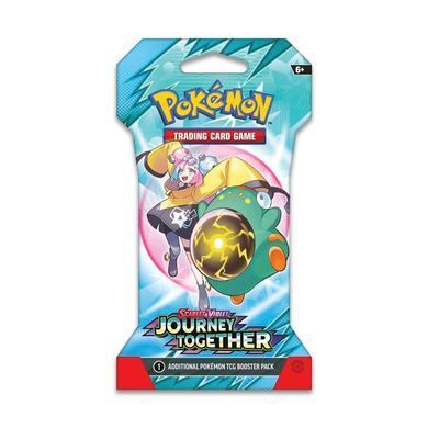 Pokemon TCG Колекційна карткова гра Pokemon: Journey Together Sleeved Booster, бустер пак (1 шт) 196214108264 фото