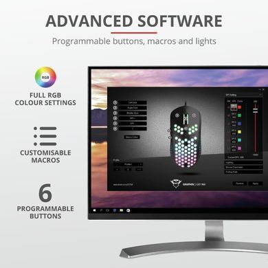 Trust GXT 960 Graphin Ultra-lightweight RGB Black 23758_TRUST фото