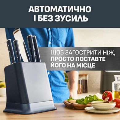 Tefal Набір ножів Tefal Ever Sharp Pro, 6 предметів, нержавіюча сталь, бакеліт, чорний K297S644 фото