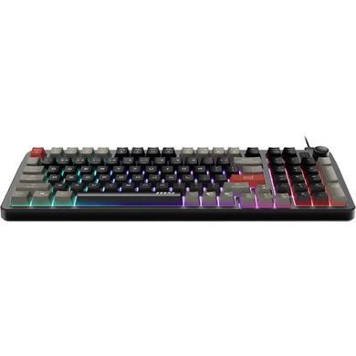 MSI Клавиатура мембранная MSI FORGE GK110 UA 98key, USB-A, EN/UKR/RU, LED, чорний S11-04UA226-HH9 фото